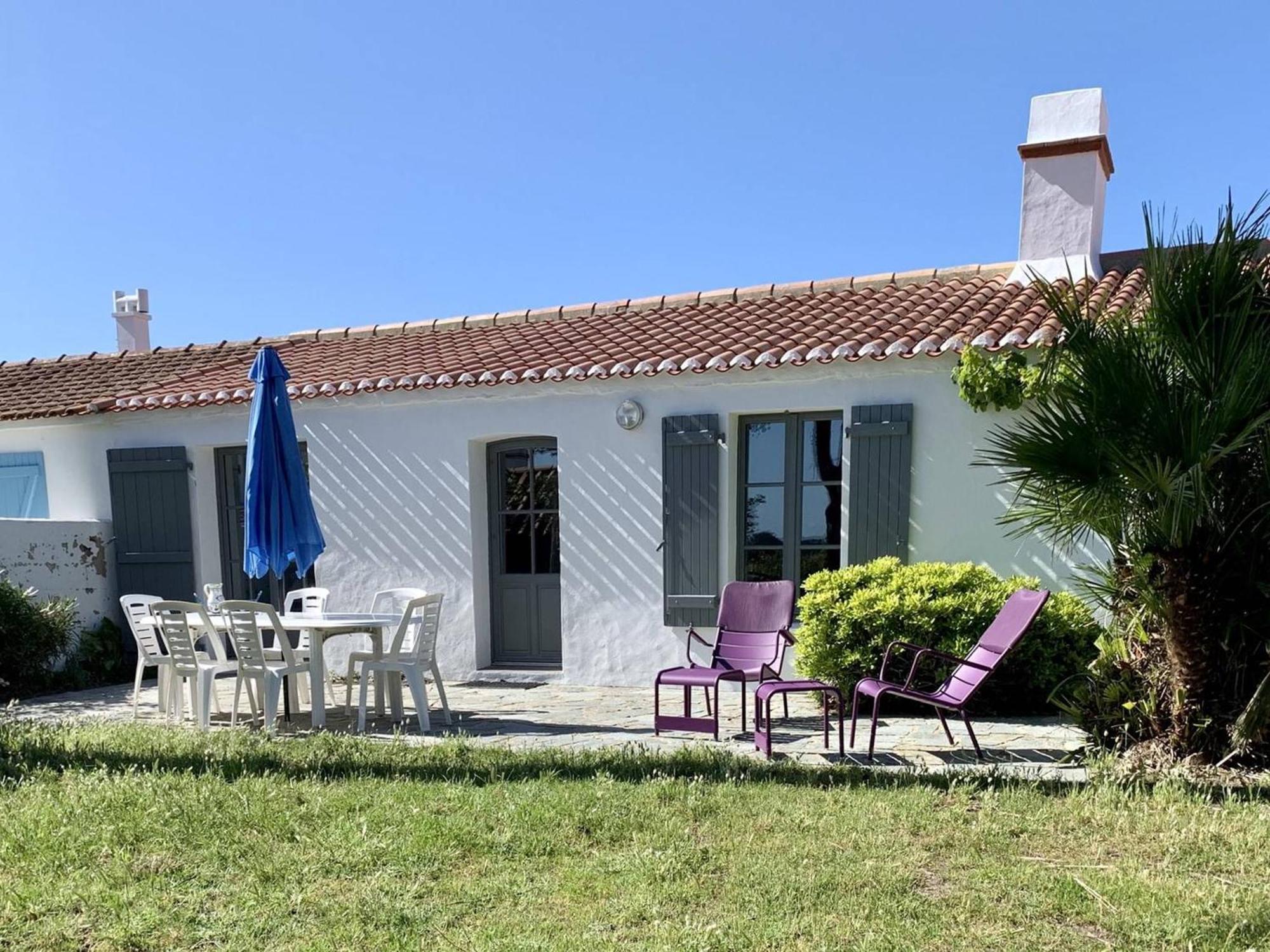 Maison Renovee Pres Plage, 6 Couchages, Terrasse, Bbq, Parking, Internet Inclus - Fr-1-224B-588 Noirmoutier-en-l'Ile Eksteriør bilde